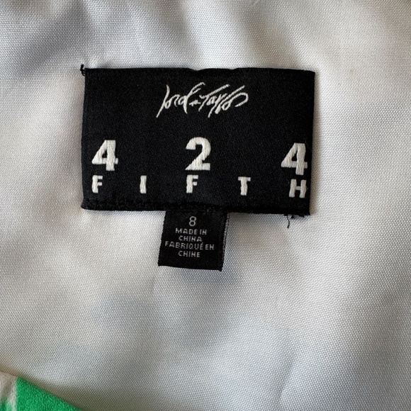 Lord & Taylor 424 Fifth Women's 8 Accordion Pleated Rainbow Skirt Festival Artsy - Picture 6 of 14